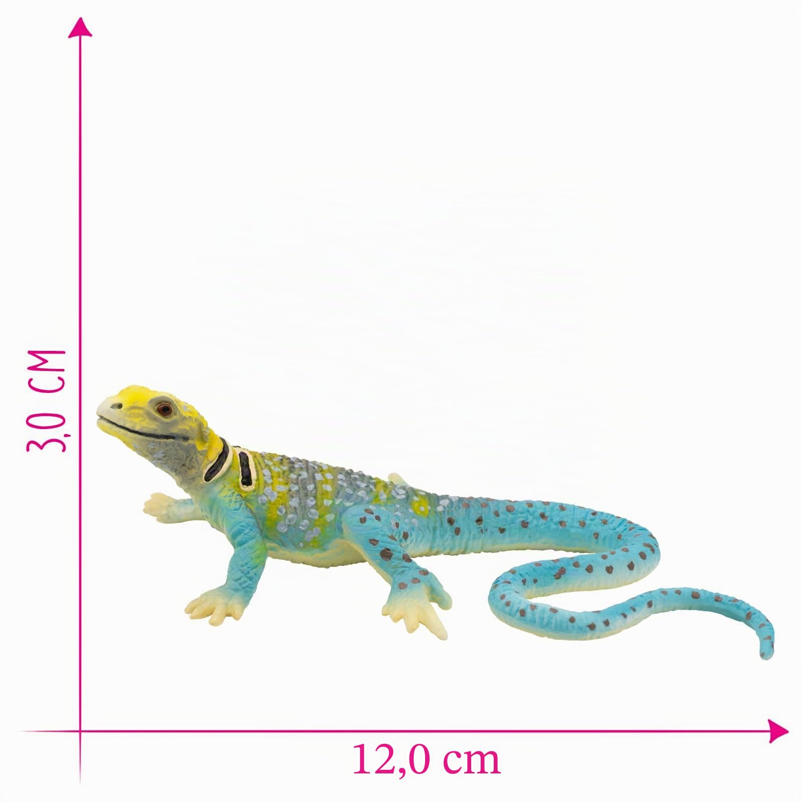 bullyland-crawlers-68488-halsband-leguan-tierfigur-8-2-cm-pvc-frei image 2