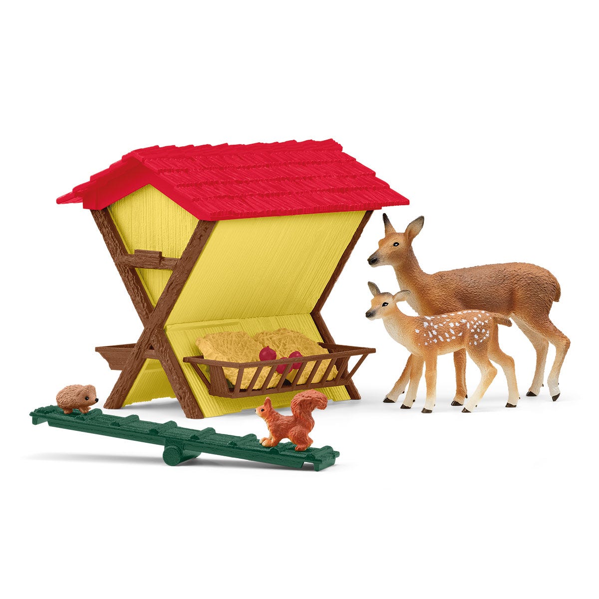 schleich-wild-life-42658-f-tterung-der-waldtiere-spielset-futterkrippe image 2
