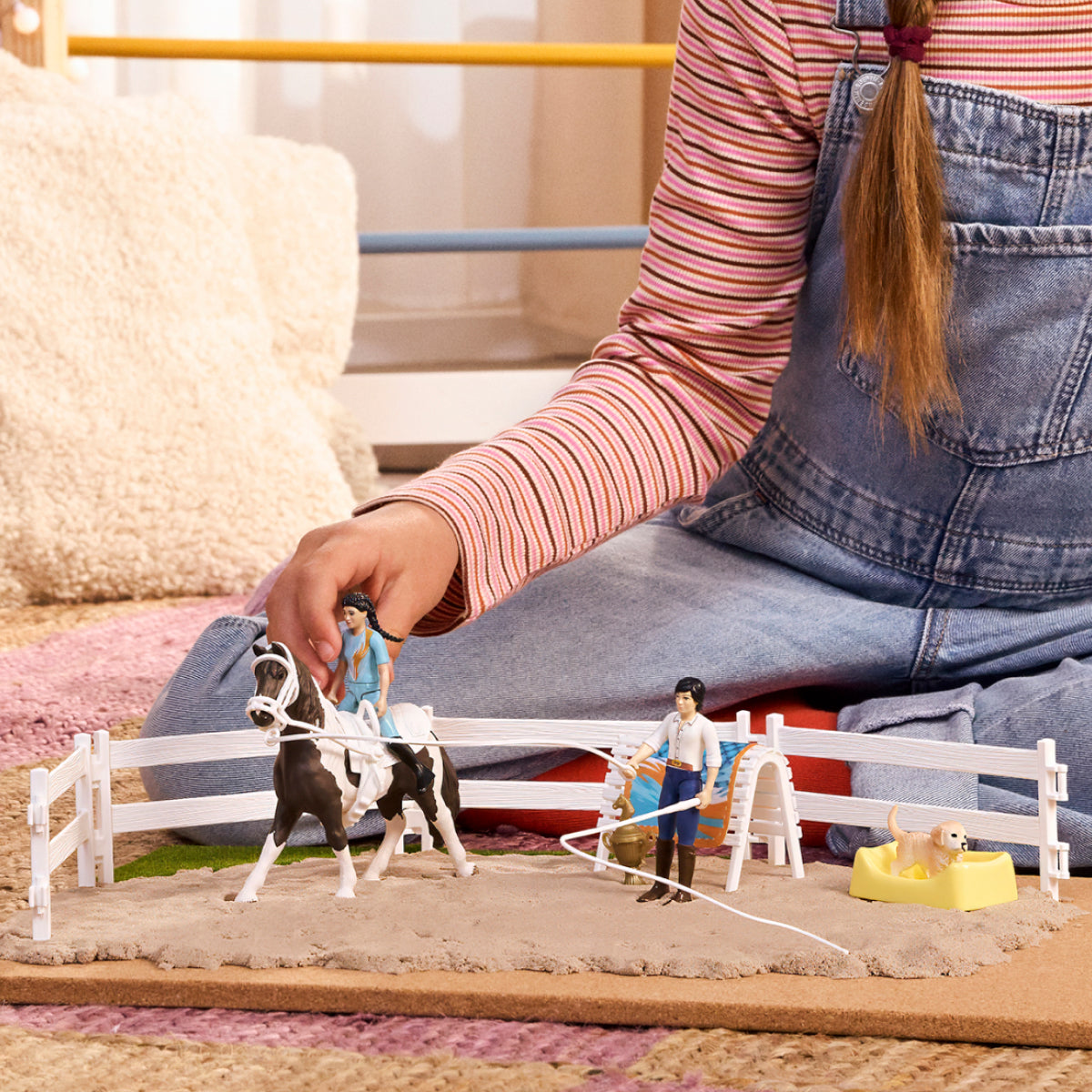 schleich-horse-club-kims-voltigierset-42799-mit-pferd image 2