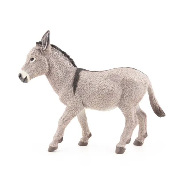 papo-farmyard-friends-provence-esel-tierfigur-grau image 1