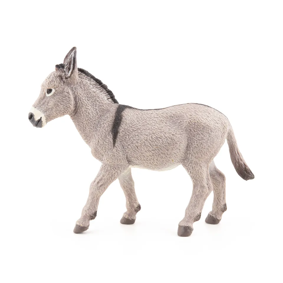 papo-farmyard-friends-provence-esel-tierfigur-grau image 1