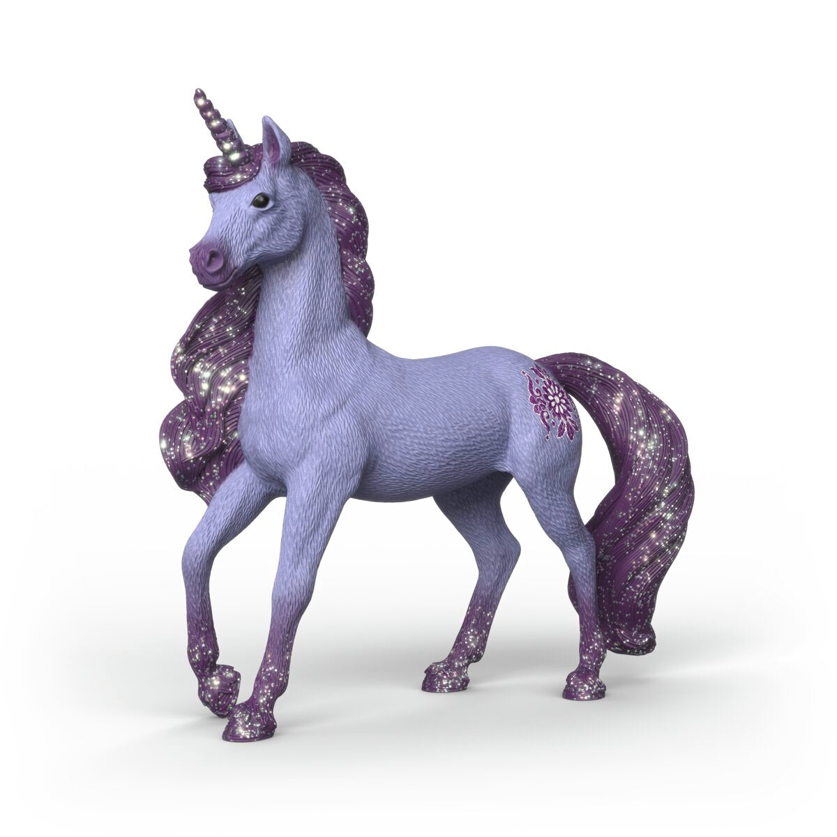 schleich-bayala-einhorn-hengst-orchid-figur-70893-glitzer image 1