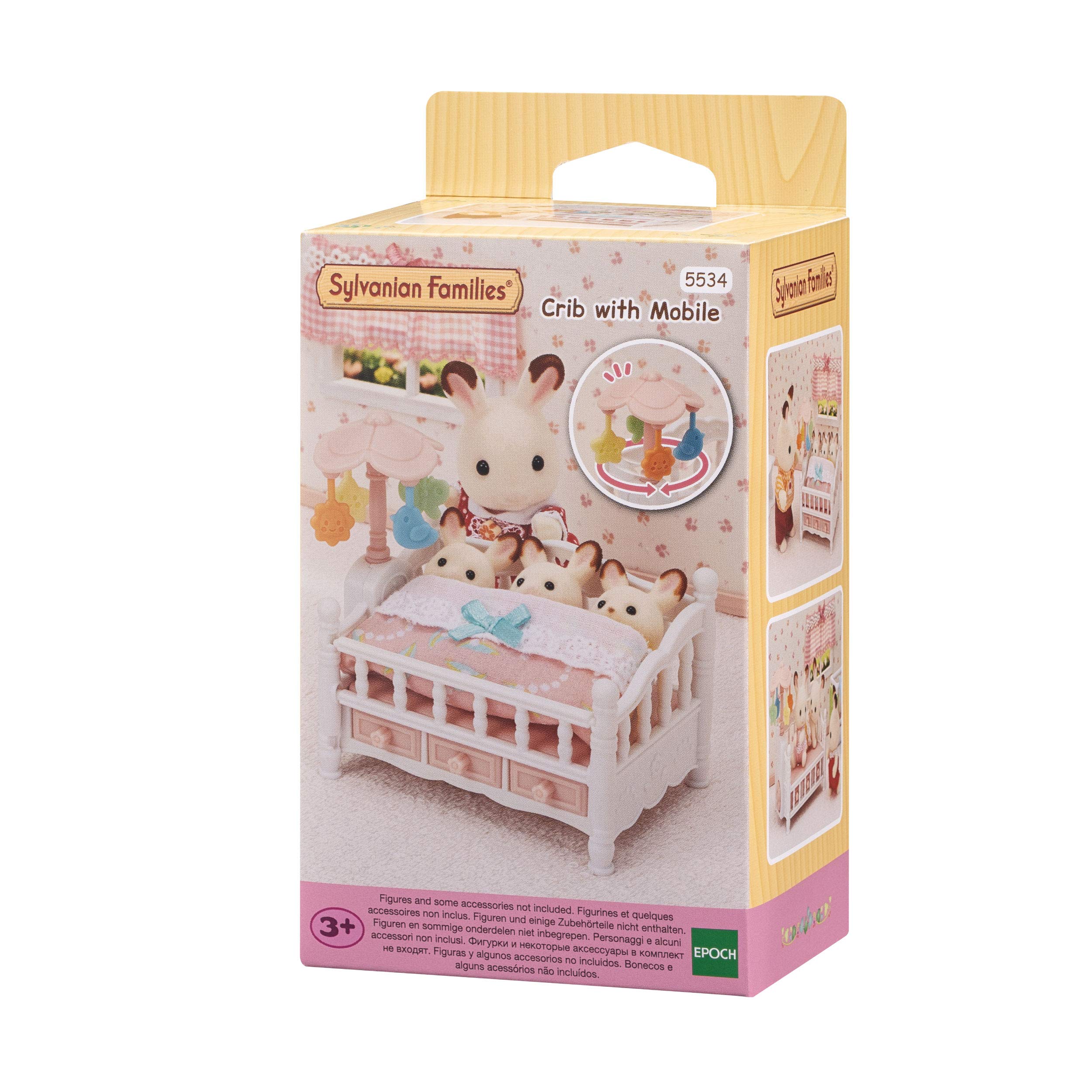 sylvanian-families-baby-5534-babybett-puppenhaus-mobile-drillinge image 2