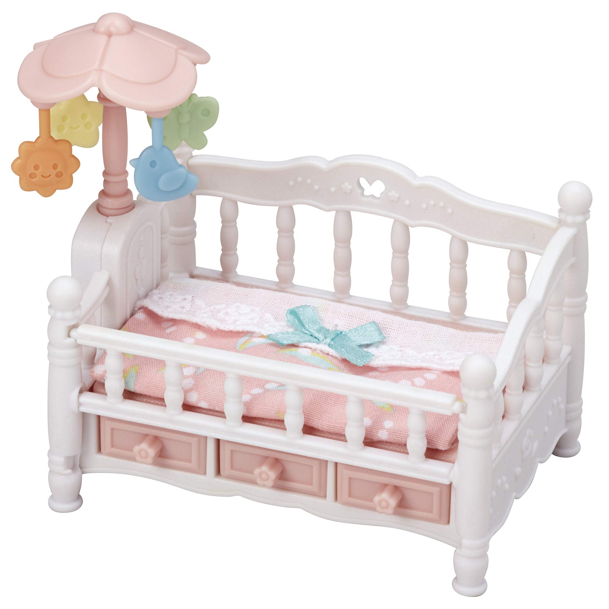 sylvanian-families-baby-5534-babybett-puppenhaus-mobile-drillinge image 1