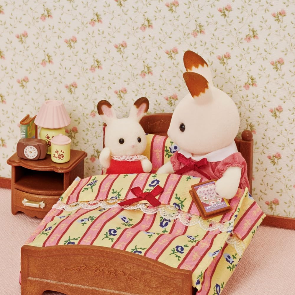 sylvanian-families-5019-doppelbett-puppenhaus-m-bel-klein-2er image 4
