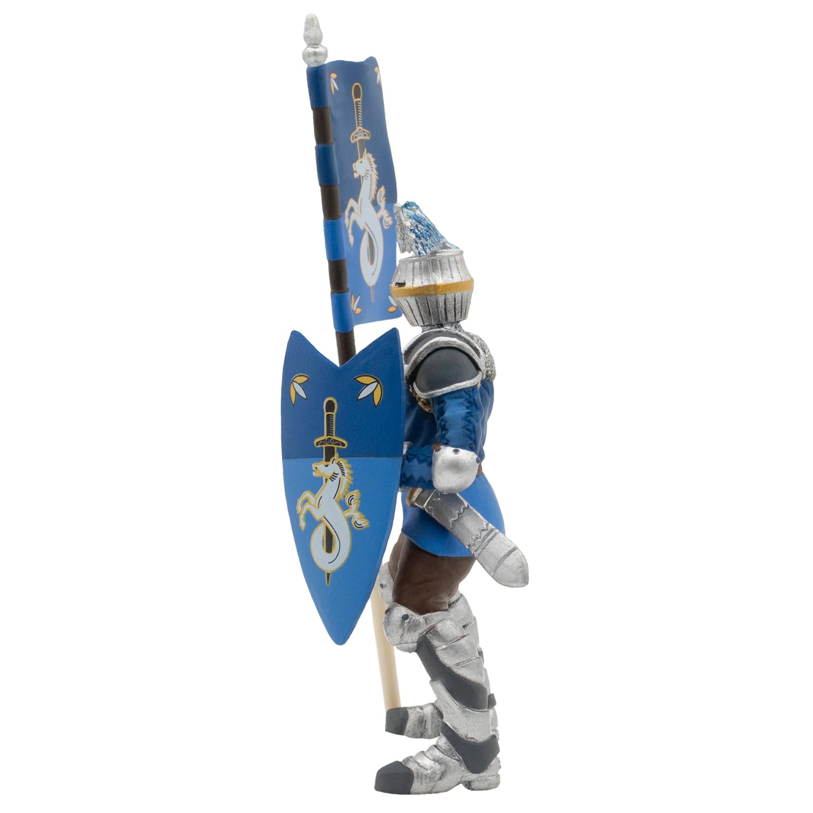 bullyland-turnierritter-80785-spielfigur-blauer-ritter-mit-schild image 3