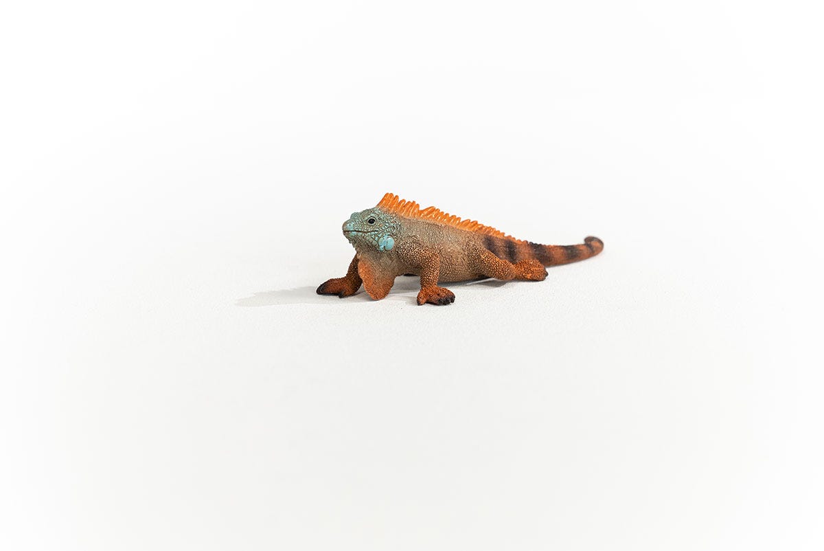 schleich-wild-life-14854-leguan-reptil-tierfigur-gr-n image 3