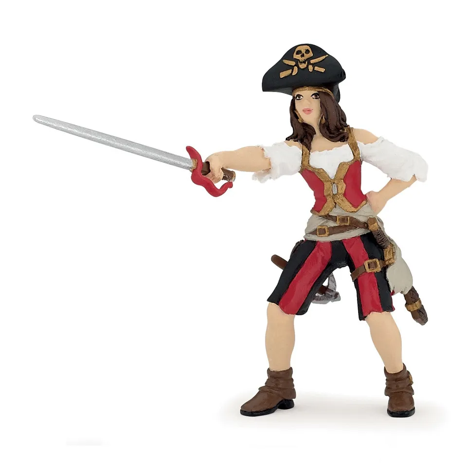 papo-pirates-and-corsairs-piratin-figur-mit-schwert image 1