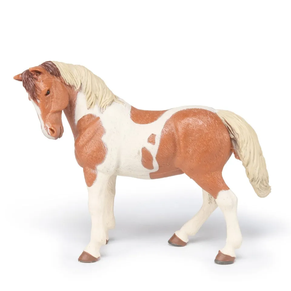 papo-pinto-stute-pferdefigur-gefleckt-western image 1