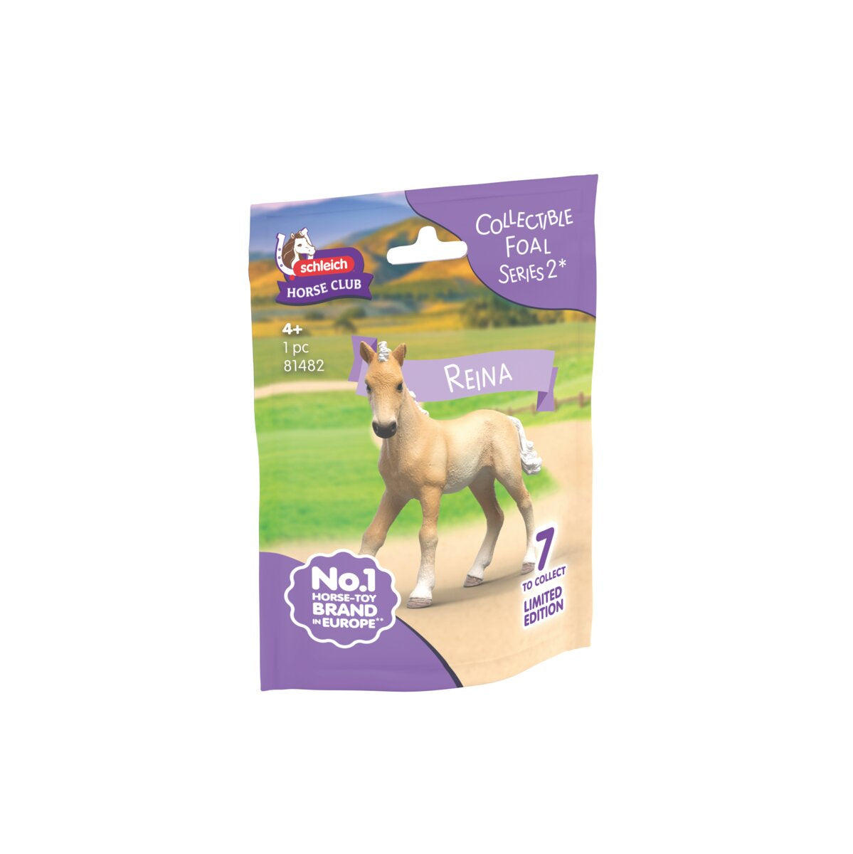 schleich-horse-club-sammelfohlen-reina-81482-pferdefigur-mit-poster image 2