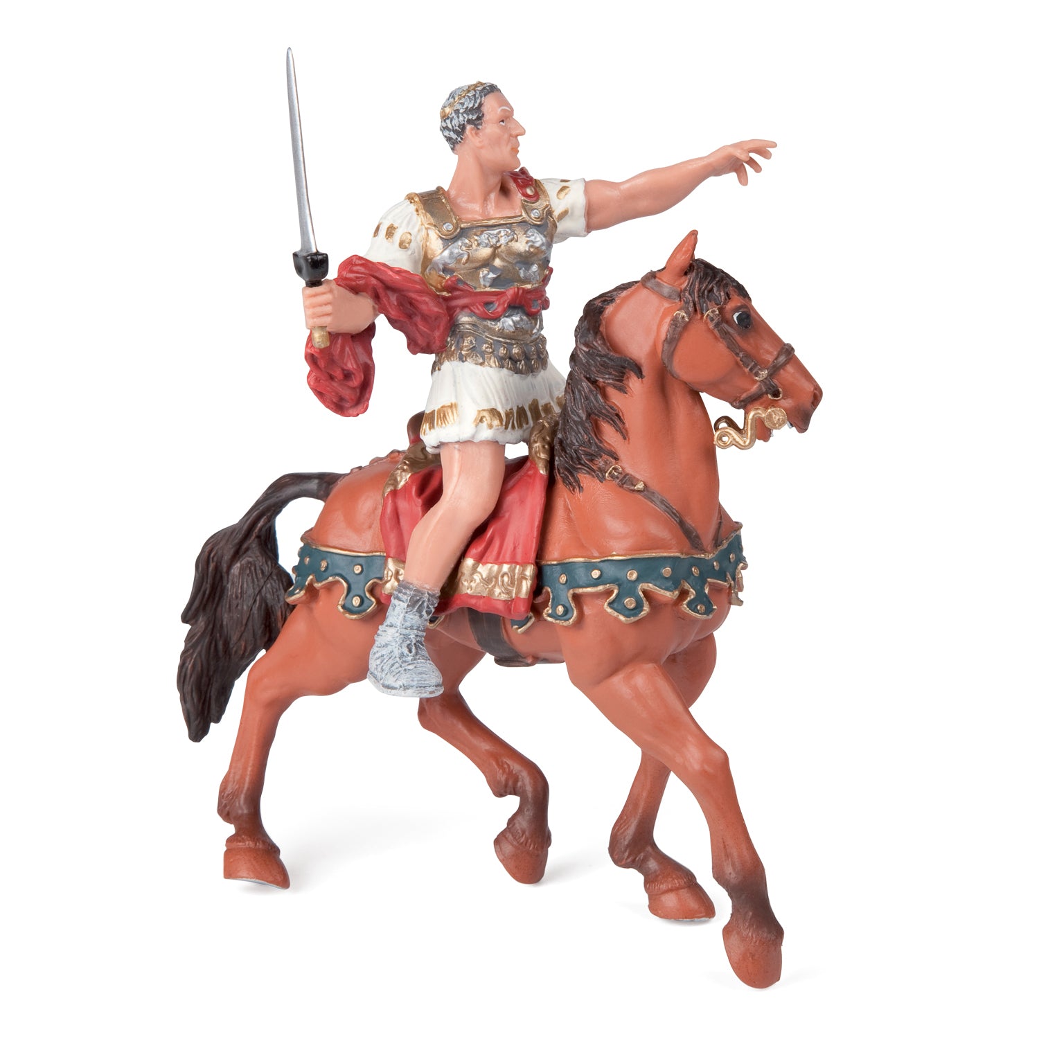 papo-historicals-caesars-pferd-spielfigur-r-mer image 2