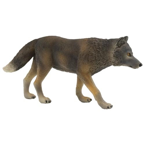 bullyland-forest-animals-wolf-spielfigur-63460-11-cm-grau image 5