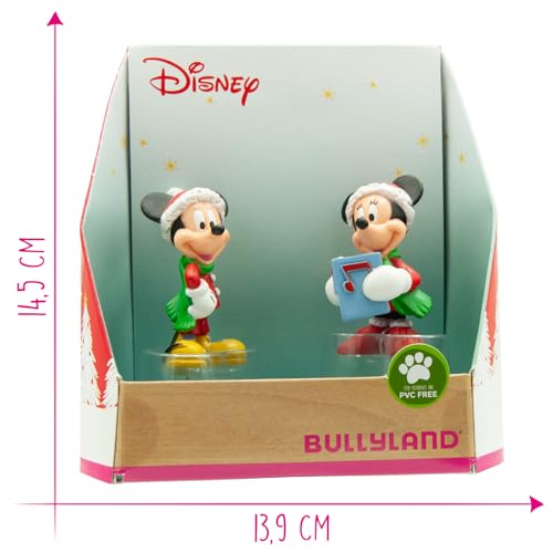 bullyland-disney-15074-spielfiguren-set-mickey-minnie-weihnachten image 8