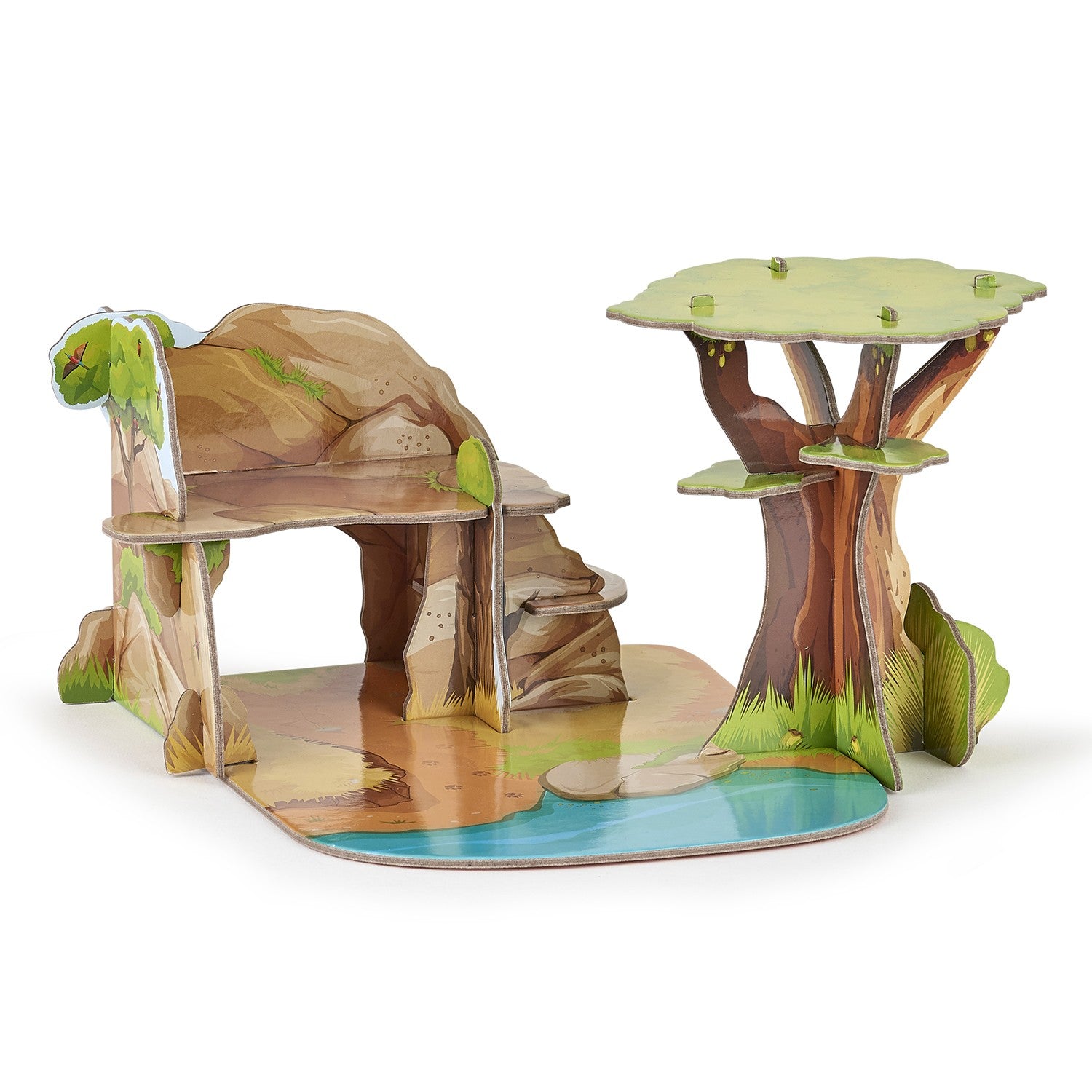 papo-mini-papo-mini-savannah-spiellandschaft-savanne-set image 1