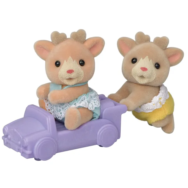 sylvanian-families-baby-collection-5693-rentier-zwillinge-figuren image 1