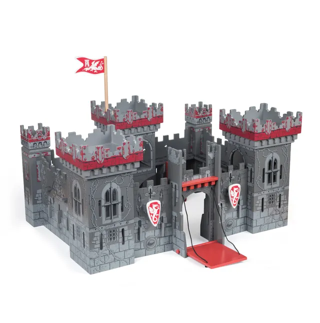 papo-fantasy-schloss-der-mutanten-holzburg-spielset image 1