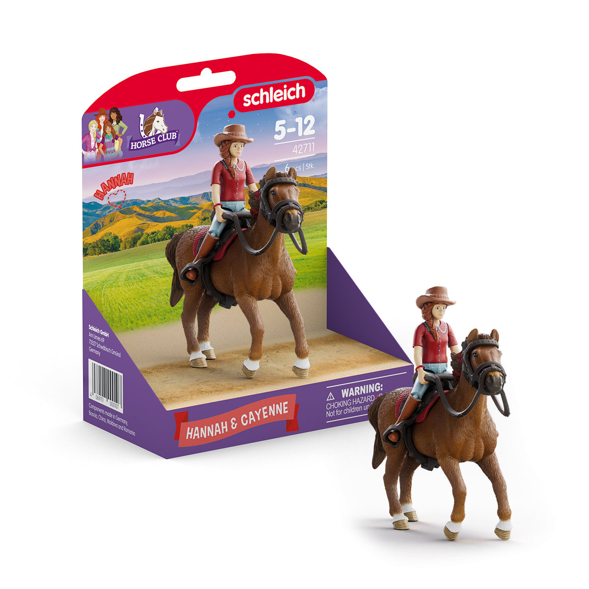 schleich-horse-club-42711-hannah-cayenne-pferd-reiterin image 2