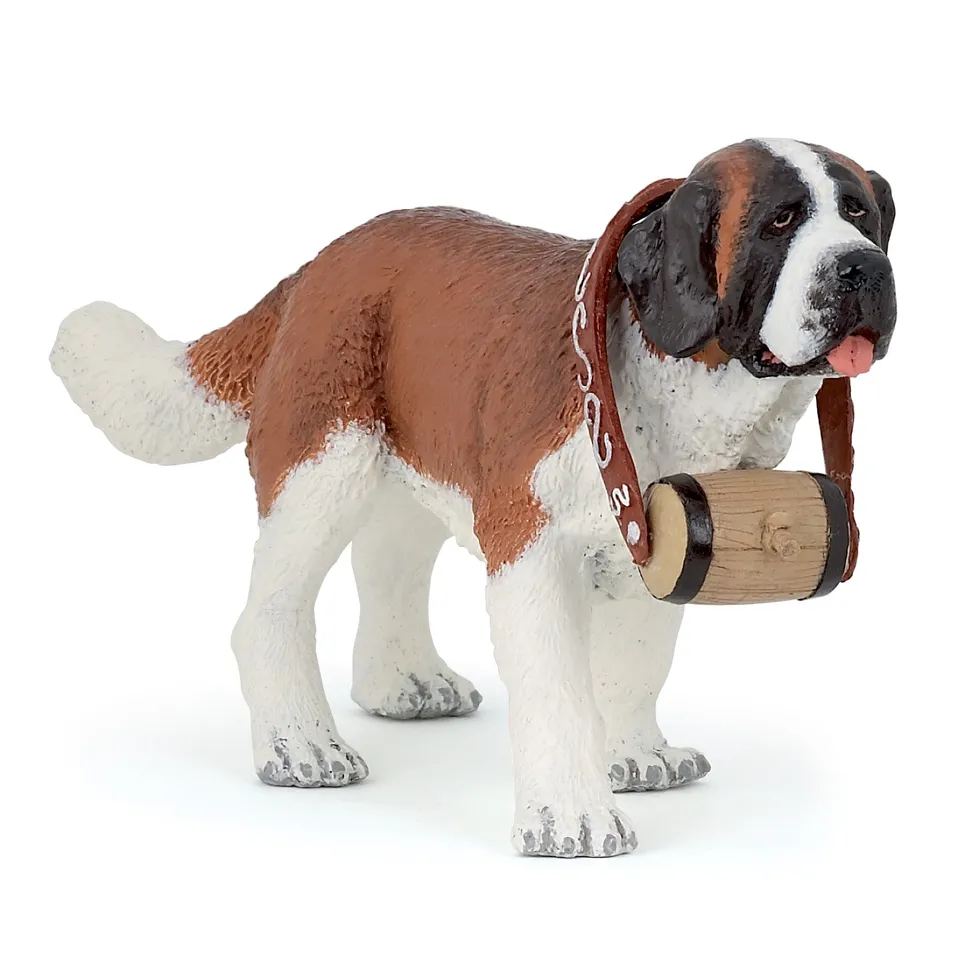 papo-dogs-cats-bernhardiner-hundefigur-schweizer-alpen image 1