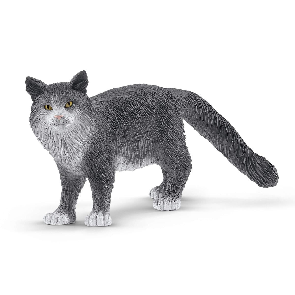 schleich-farm-world-maine-coon-katze-tierfigur-13893 image 1
