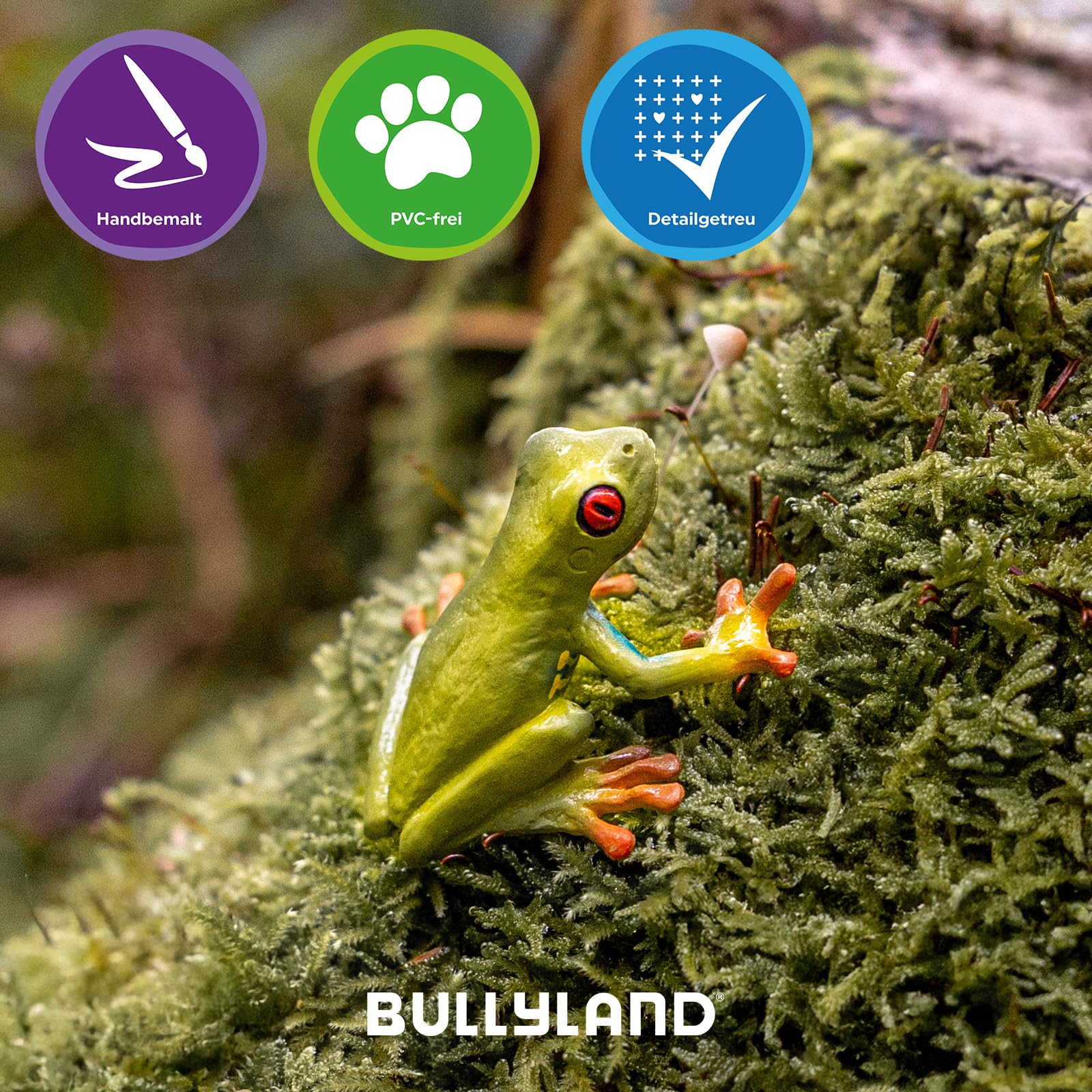 bullyland-frogs-rotaugenlaubfrosch-68516-tierfigur-6-8-cm image 5