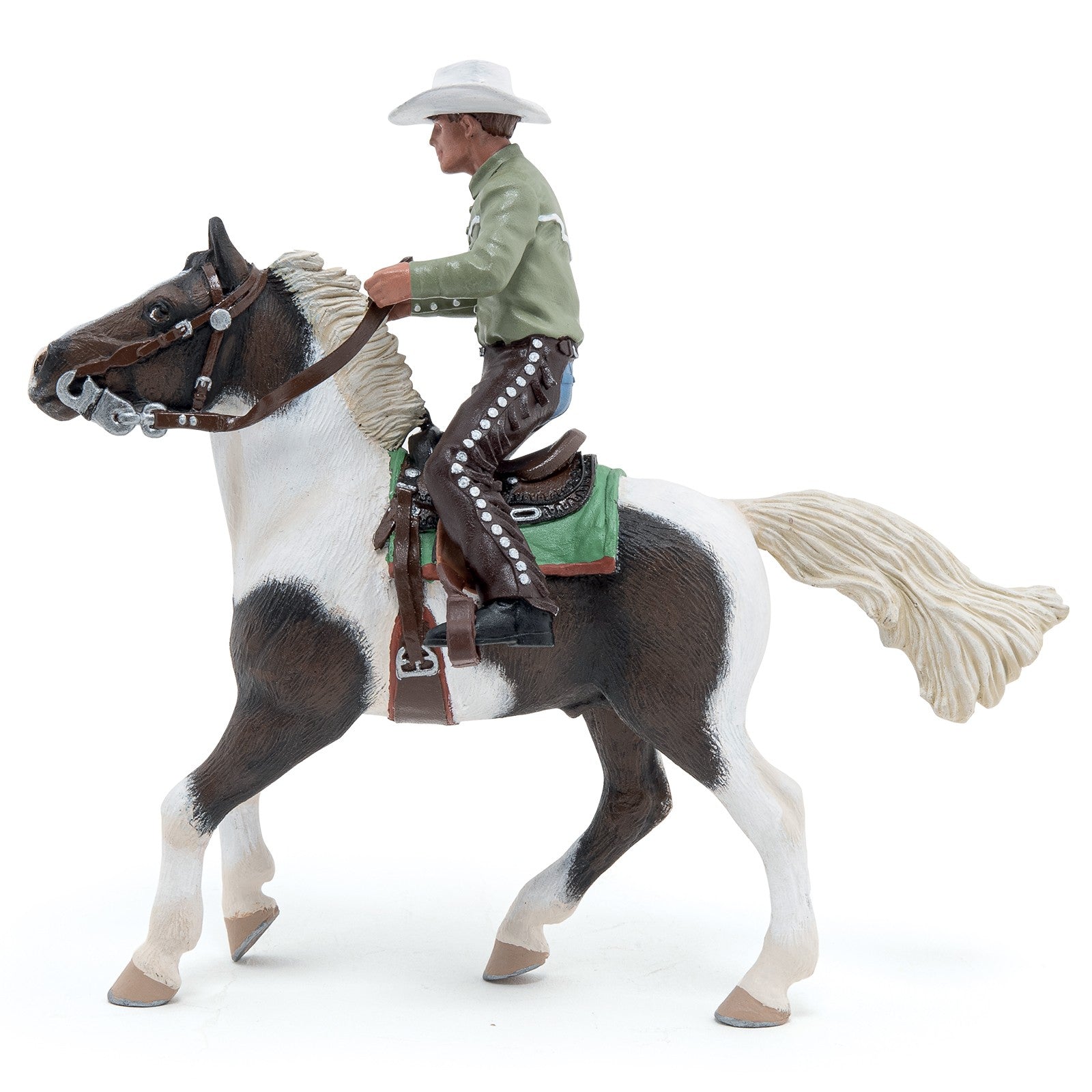 papo-horses-western-pferd-mit-reiter-cowboy-set image 1