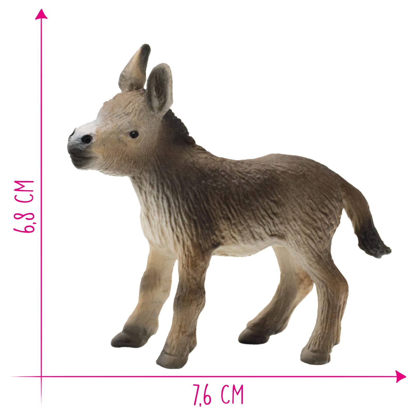 bullyland-farm-62550-eselfohlen-tierfigur-7-6-cm-pvc-frei image 2