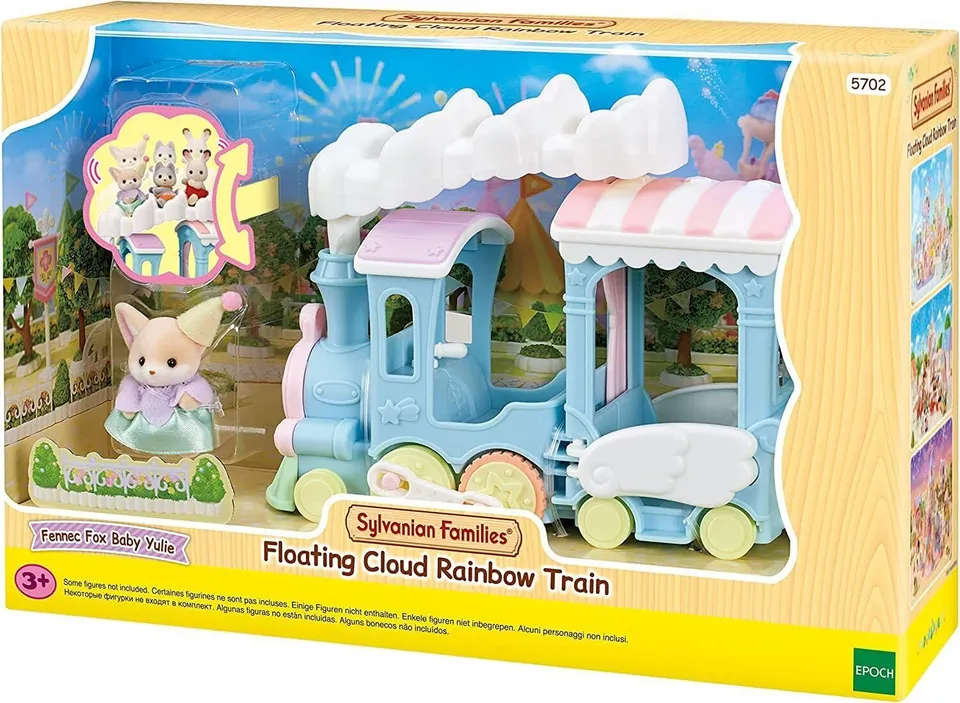sylvanian-families-5702-regenbogenzug-spielset-mit-w-stenfuchs-baby image 1