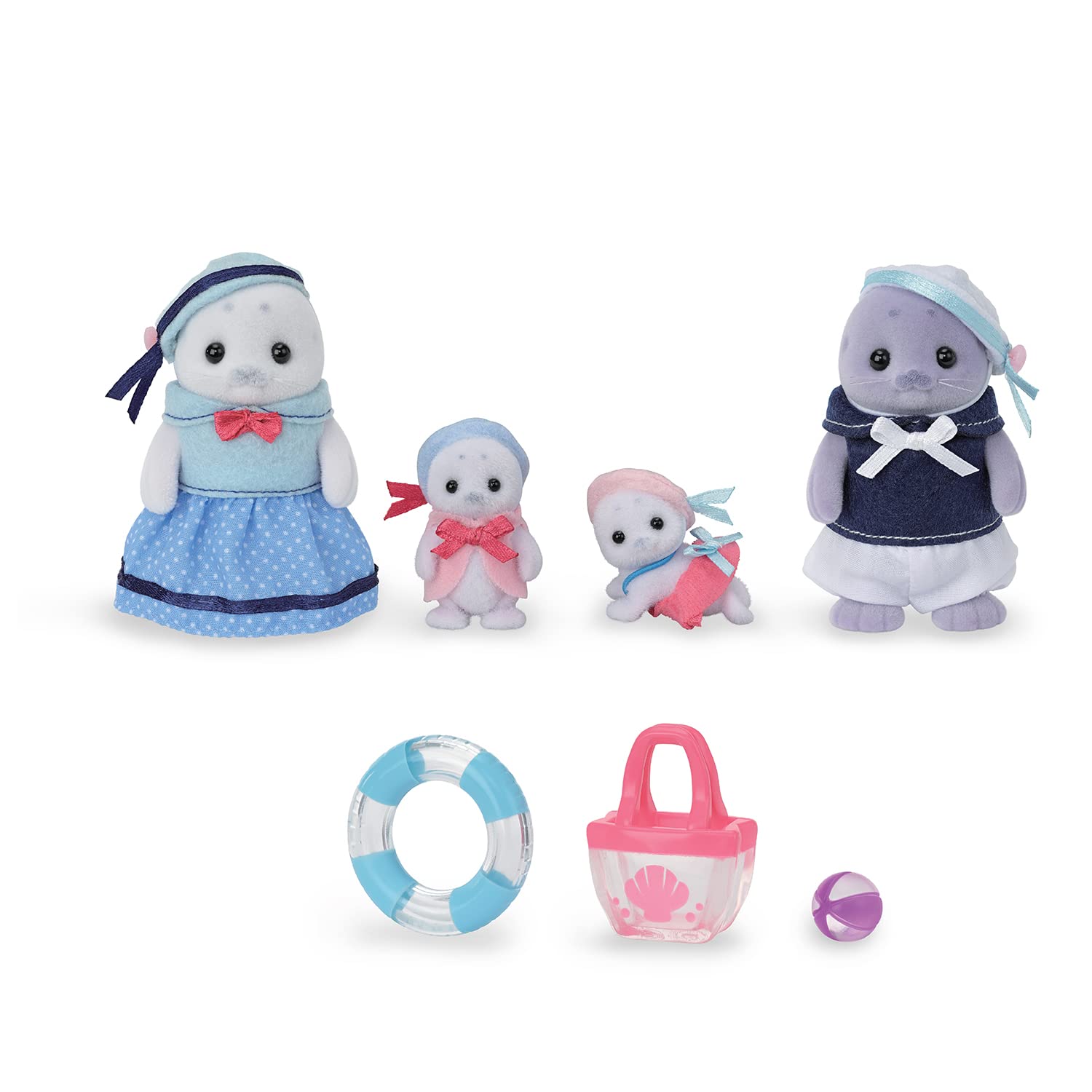 sylvanian-families-seaside-robben-familie-5759-figuren-4er-set image 3