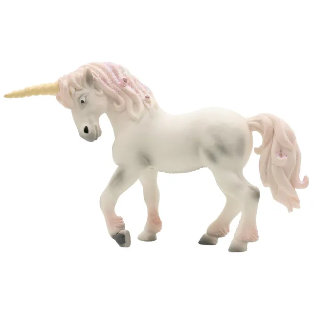 bullyland-enchanted-forest-75519-einhorn-spielfigur-wei-glitzer image 1