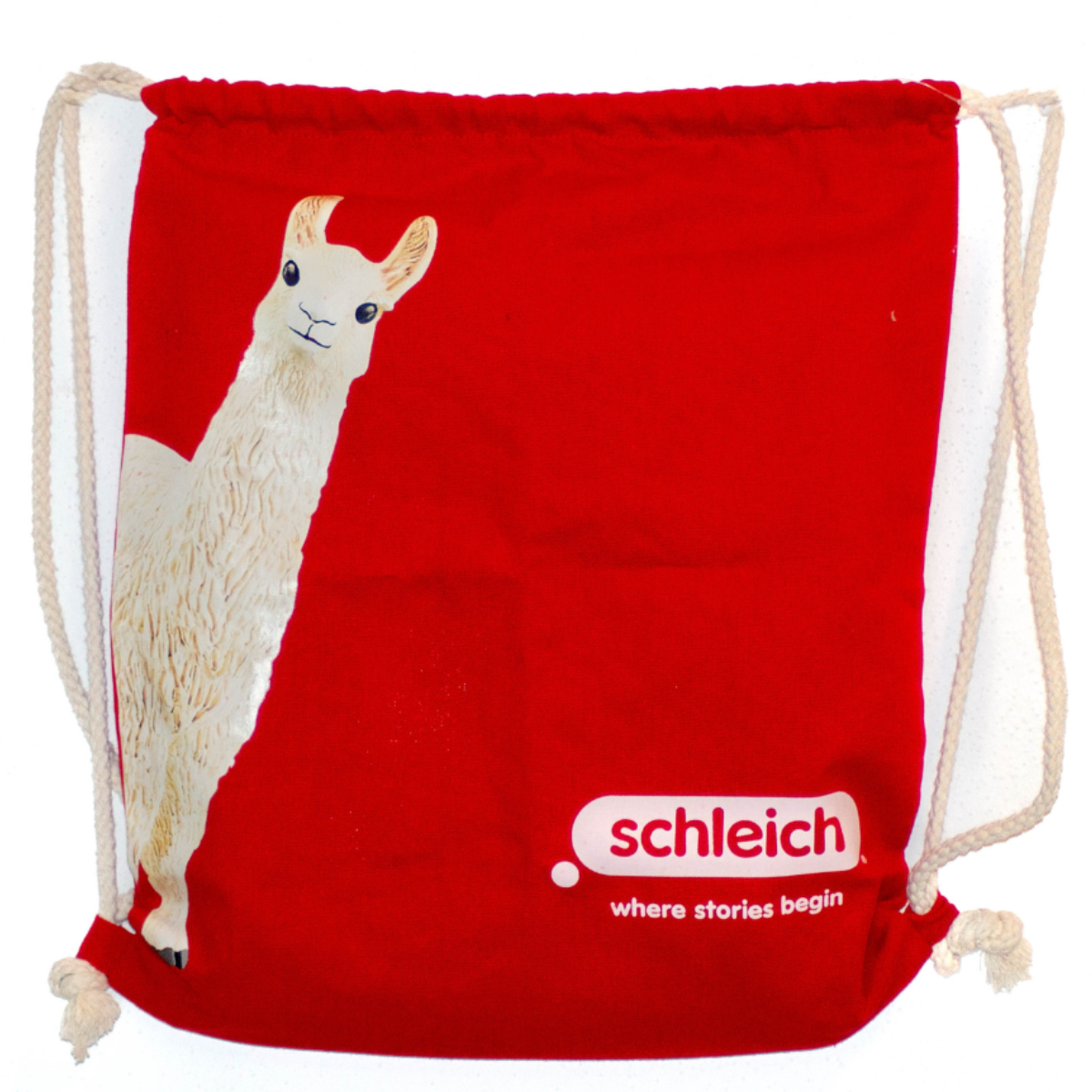 schleich-farm-world-turnbeutel-lama-baumwolle image 1