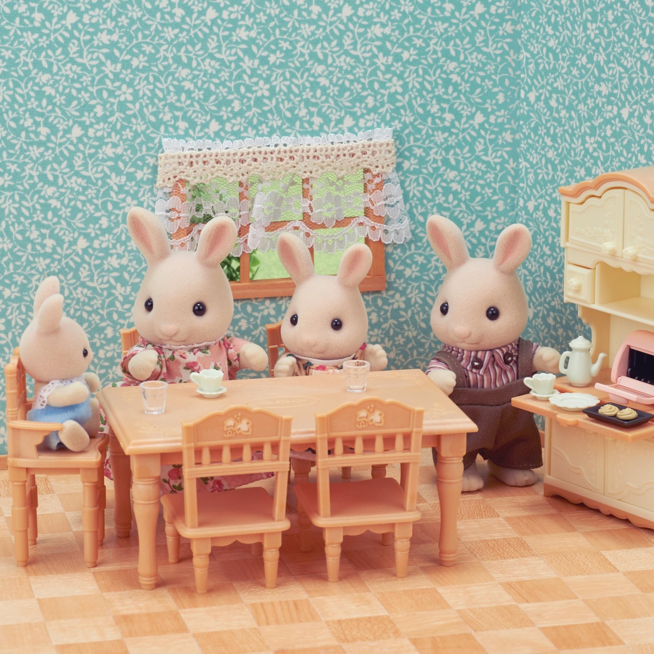 sylvanian-families-5340-landhaus-esszimmer-m-bel-puppenhaus-einrichtung image 3