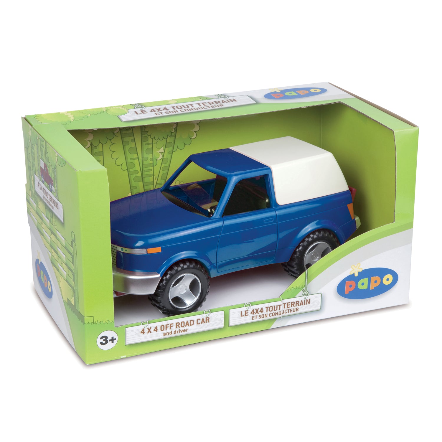 papo-horses-4x4-gel-ndewagen-spielauto-anh-ngerkupplung image 1