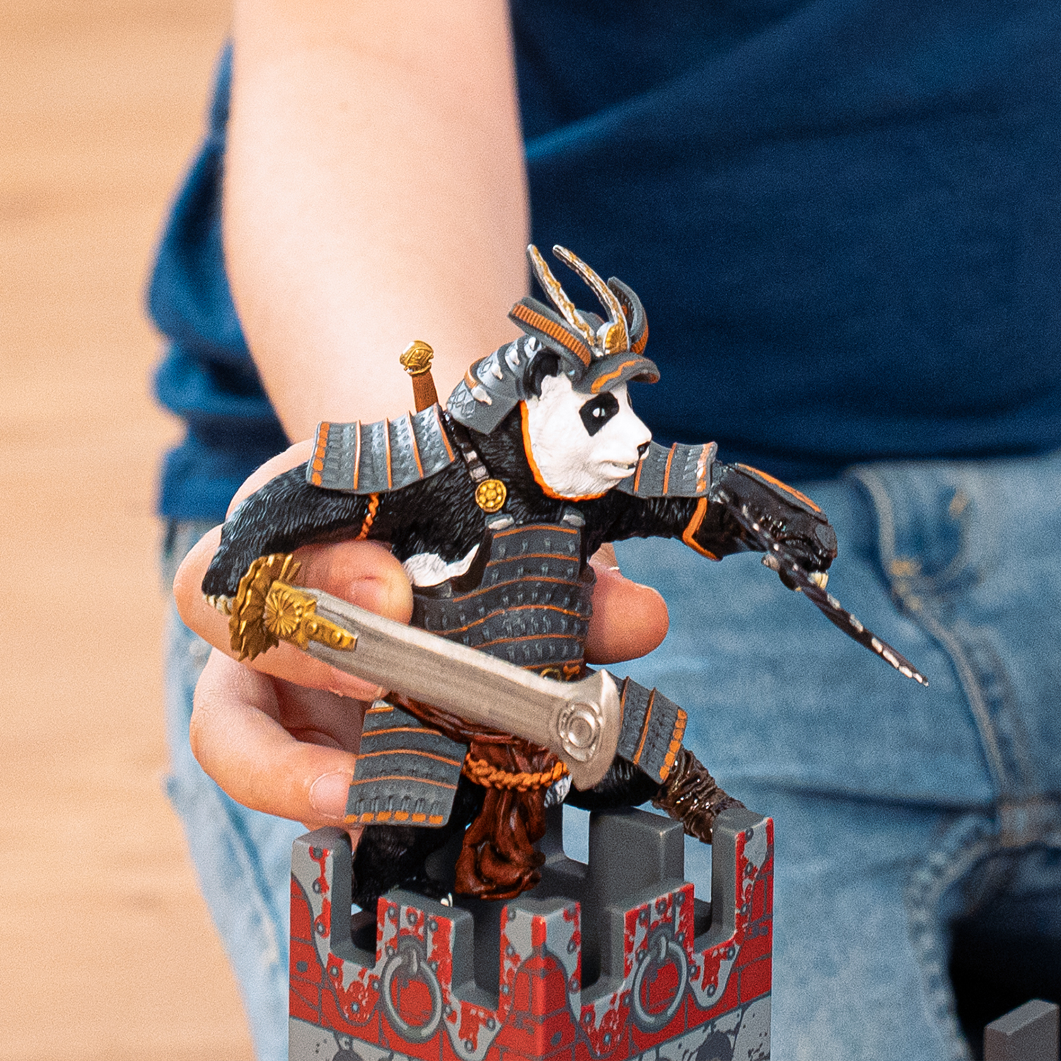 papo-fantasy-mutanten-panda-spielfigur-samurai-mit-schwert image 2