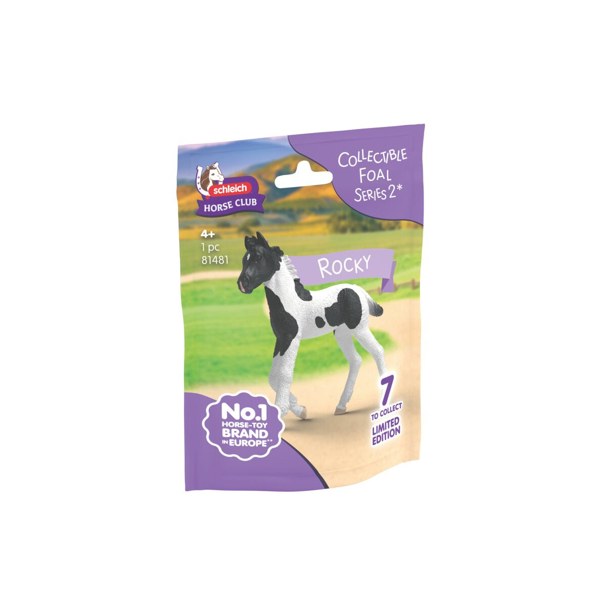 schleich-horse-club-sammelfohlen-rocky-81481-pferd-mit-poster image 2