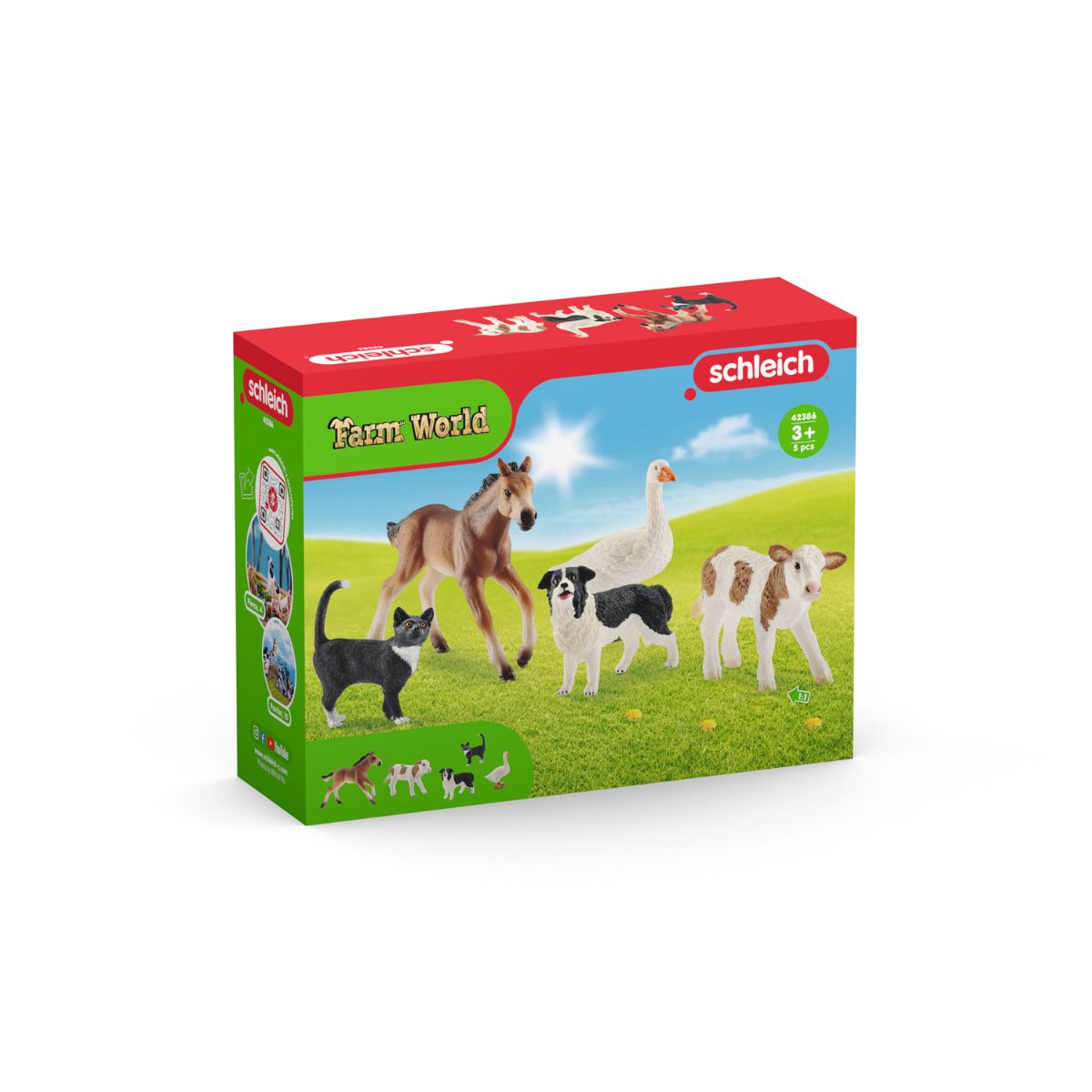 schleich-farm-world-42386-tier-mix-spielfiguren-set-5-teilig image 3