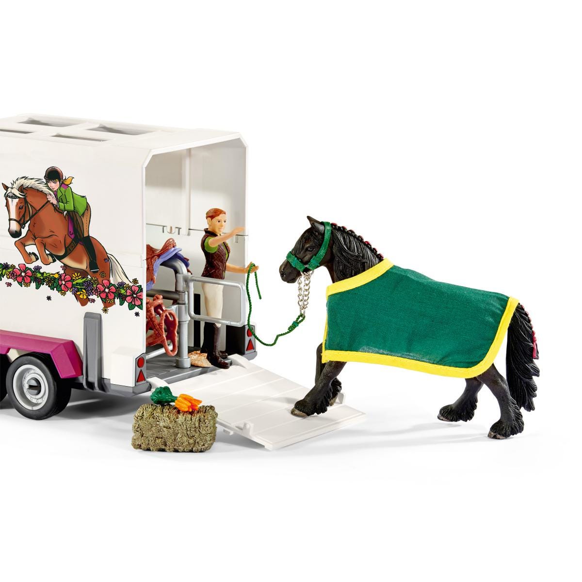 schleich-horse-club-42346-pick-up-mit-pferdeanh-nger-spielset image 3