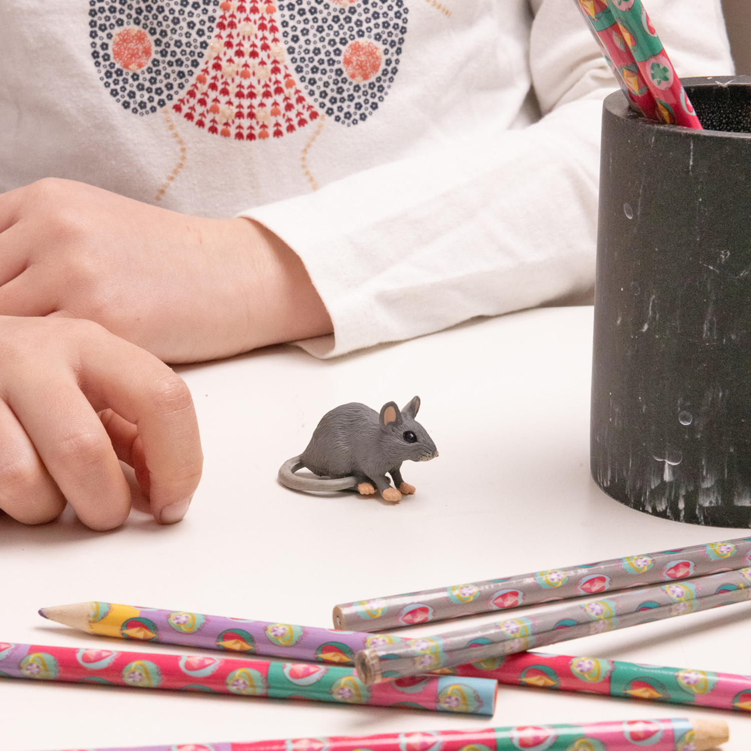 papo-garden-animals-graue-maus-figur-tierfigur image 2
