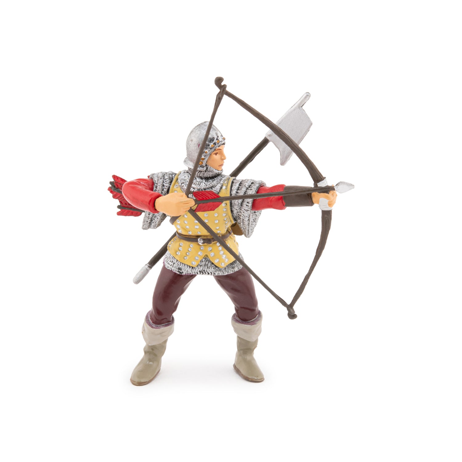 papo-medieval-roter-bogensch-tze-ritterfigur-mittelalter image 5