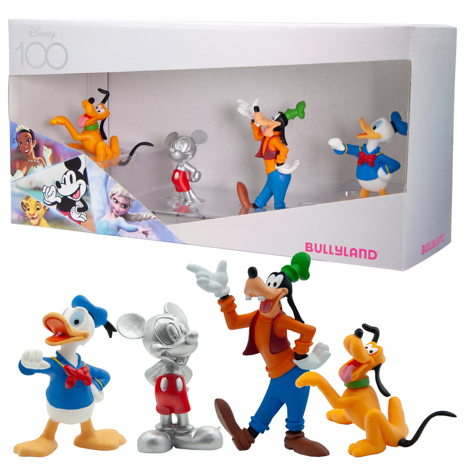bullyland-disney-100-jahre-set-mickey-platin-4-figuren image 1
