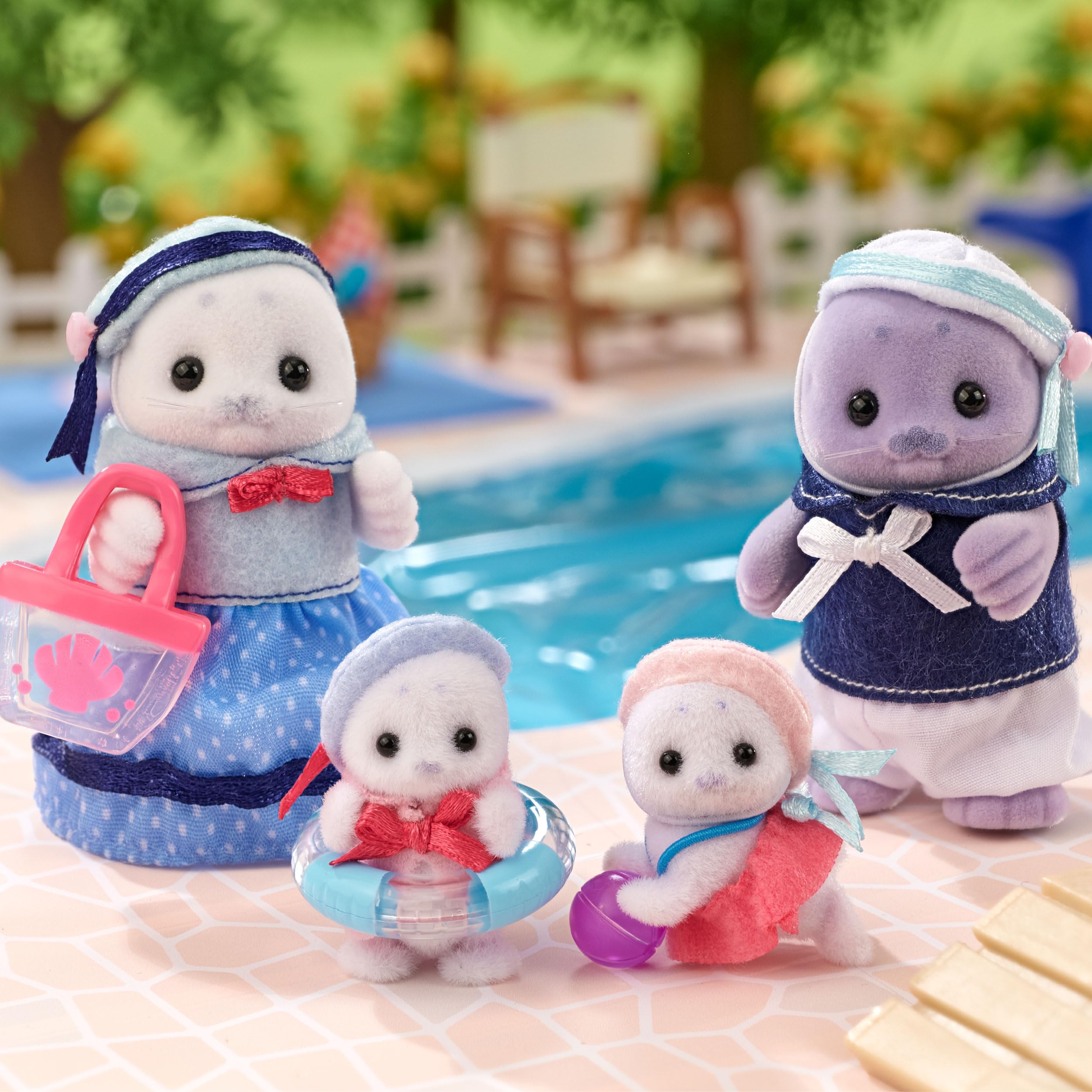 sylvanian-families-seaside-robben-familie-5759-figuren-4er-set image 4