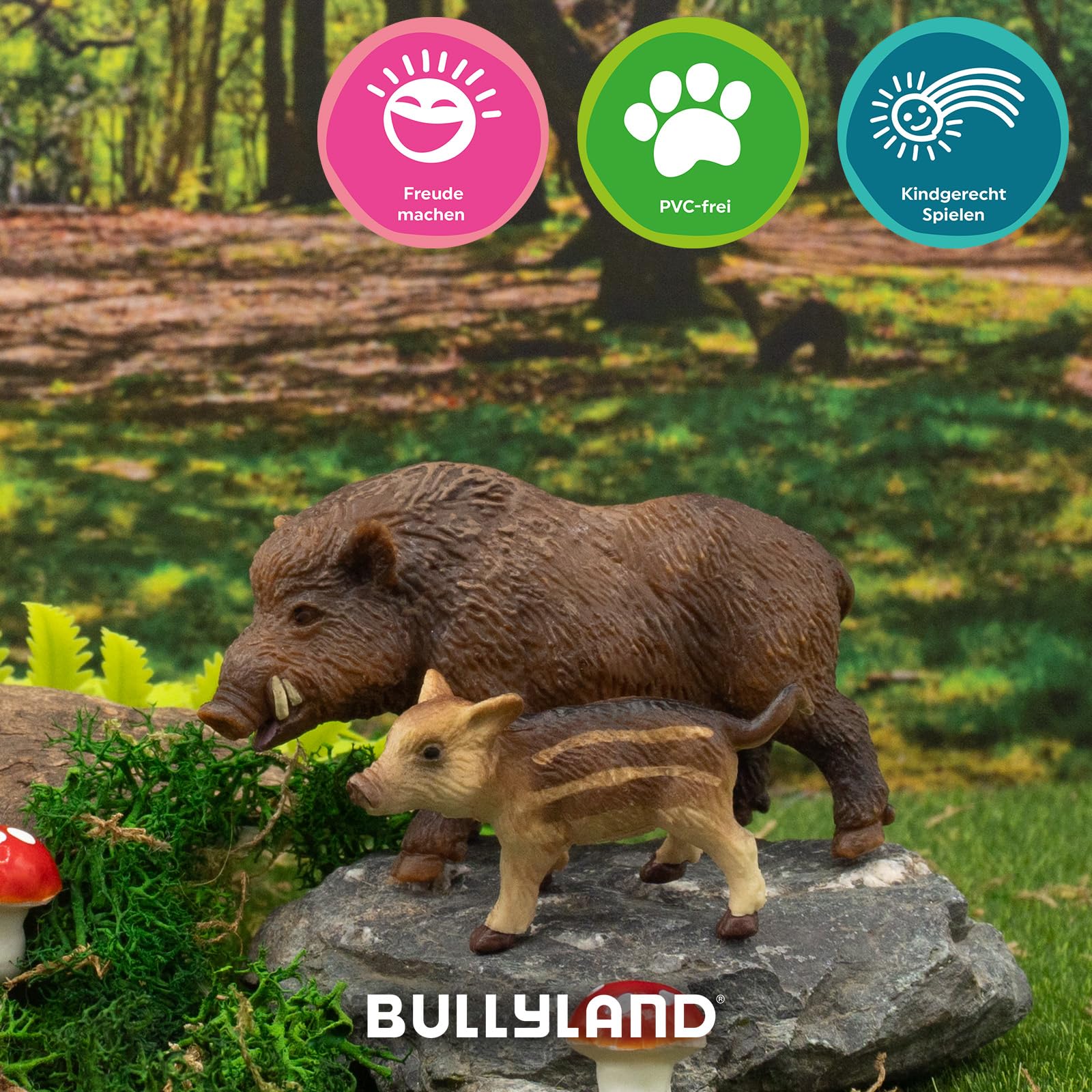 bullyland-forest-animals-frischling-figur-64396-5-2-cm image 5
