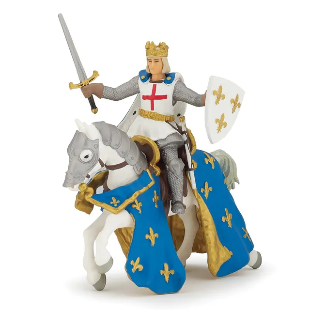 papo-historicals-heiliger-ludwig-reiterfigur-pferd image 1