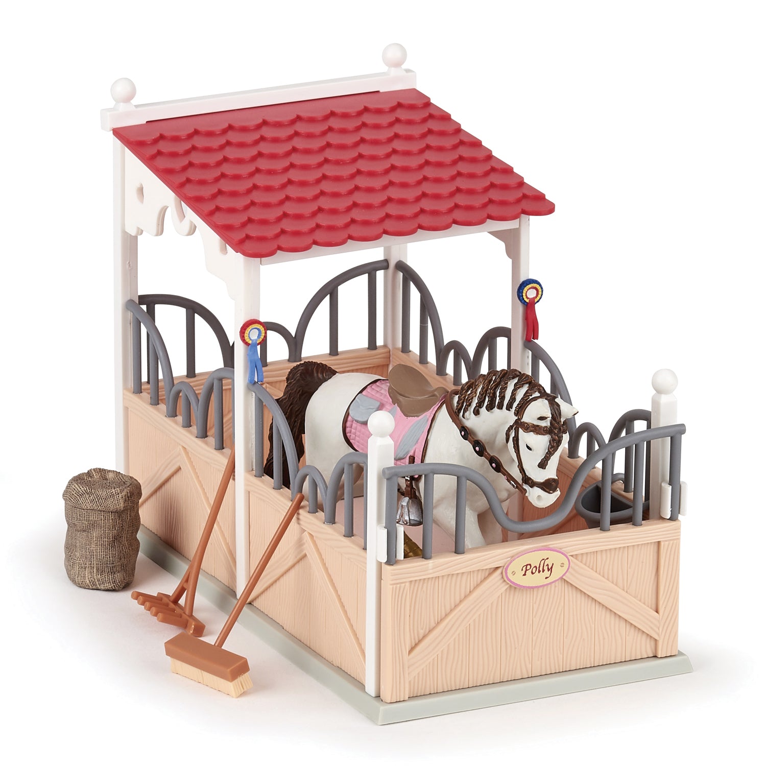 papo-horses-pferdebox-stall-set-mit-zubeh-r image 1