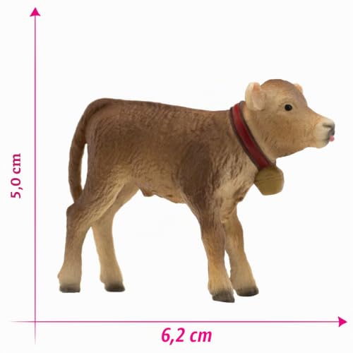 bullyland-62754-alpine-life-alpenkalb-spielfigur-kuhglocke image 8