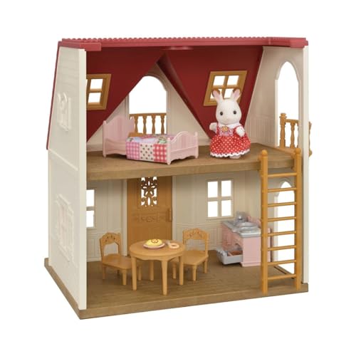 sylvanian-families-village-starter-haus-puppenhaus-5567-mit-figur image 8