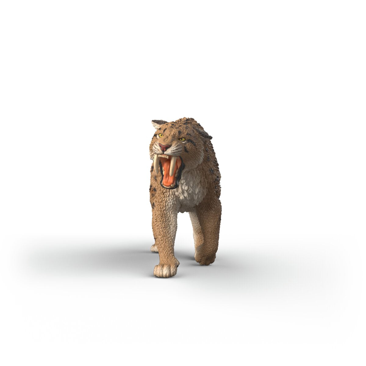 schleich-dinosaurs-s-belzahntiger-15054-spielfigur-braun image 4