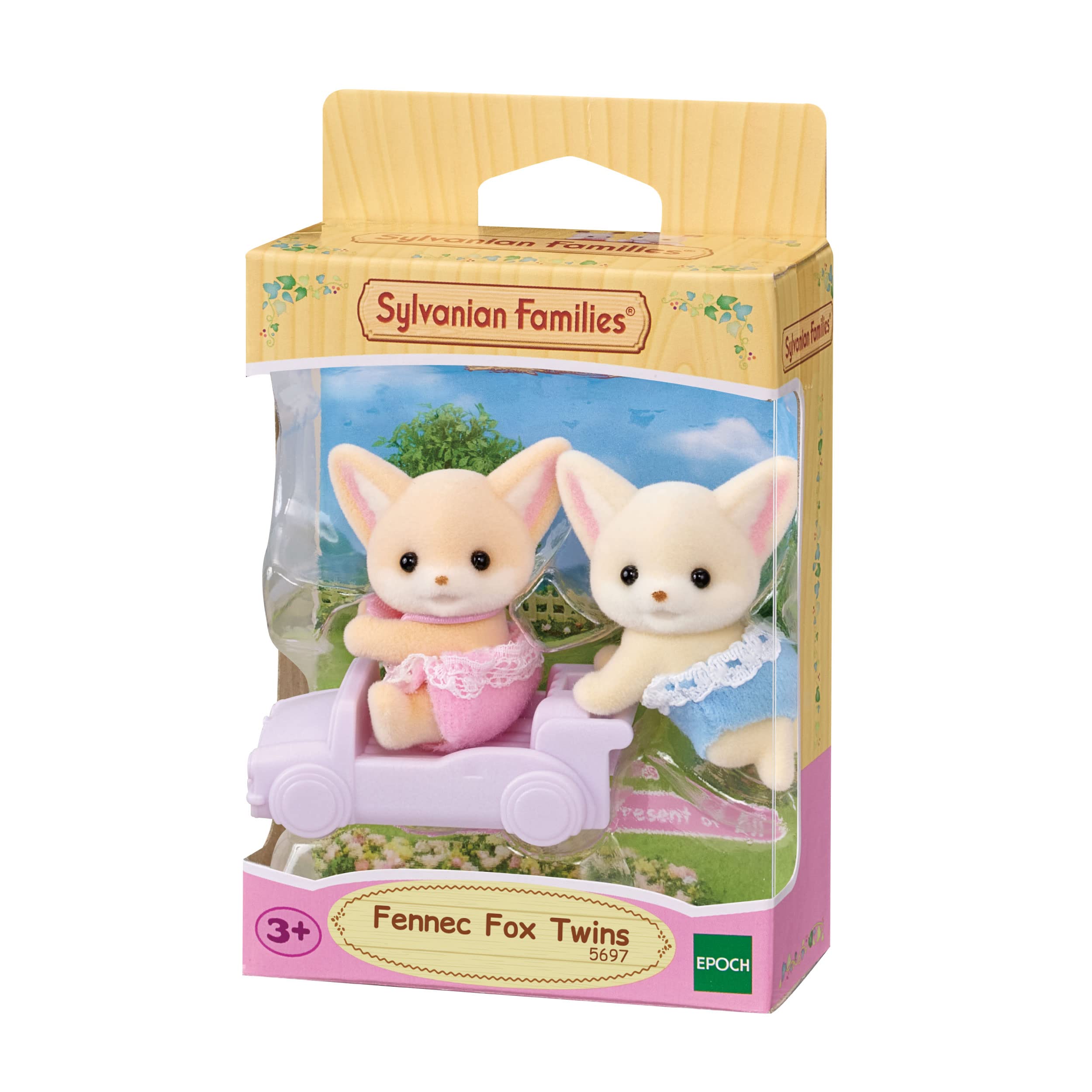 sylvanian-families-baby-collection-5697-w-stenfuchs-zwillinge-figuren-mit-auto image 3