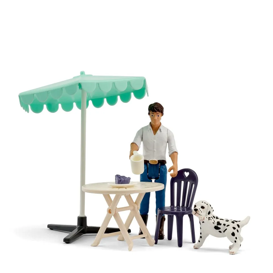 schleich-farm-world-81538-kaffeeklatsch-miniset-mit-tom image 1