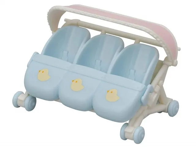 sylvanian-families-baby-drillings-kinderwagen-spielset-l5533 image 1