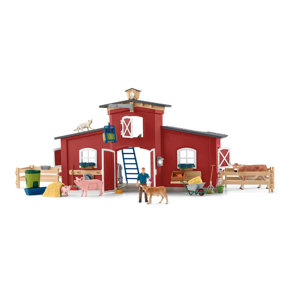 schleich-horse-club-amerikanische-ranch-bauernhof-spielset image 1
